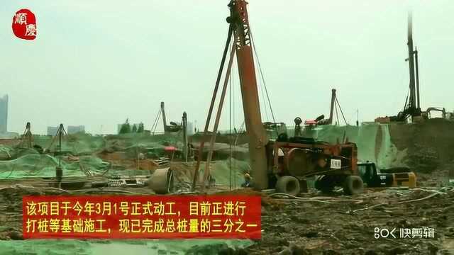 与白塔遥相呼应,顺庆新建一座古风阁楼,年底主体结构完工