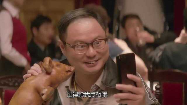 UC的用户大家好,今天看个精彩表演:三口一头猪,记得点赞哦