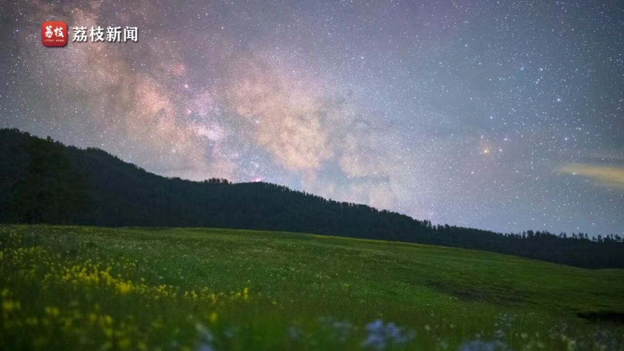 繁星点点!新疆阿勒泰浩瀚星河璀璨如梦