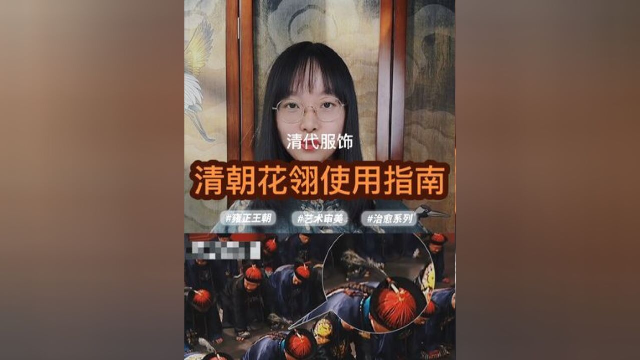 雍正王朝中皇子阿哥、文武百官帽子上的小尾巴是干嘛的? 正确使用方法是什么?