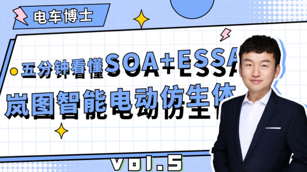 五分钟看懂SOA+ESSA,岚图智能电动仿生体 | 抗博三分钟Vol.05