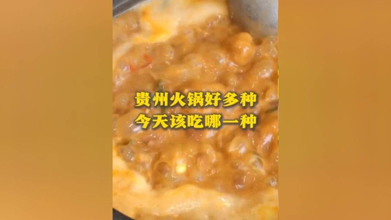 贵州火锅好多种 今天该吃哪一种