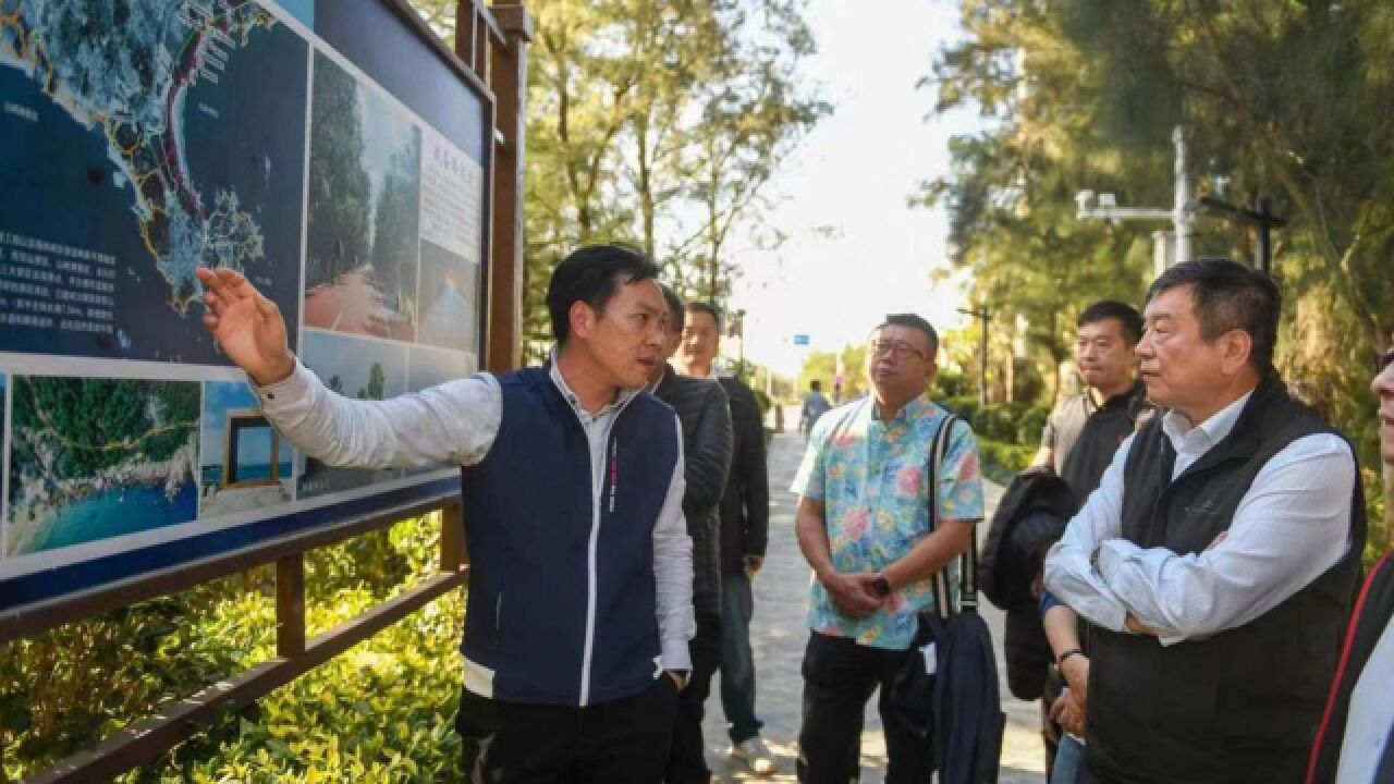 台湾旅行商业同业公会总会理事长萧博仁一行来福建平潭考察