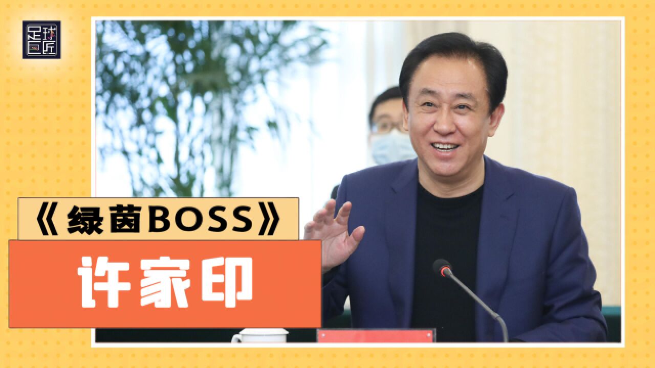 绿茵BOSS:中国足球最具争议的老板,广州恒大许家印