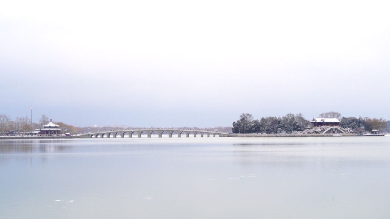 雪后颐和园宛若人间仙境