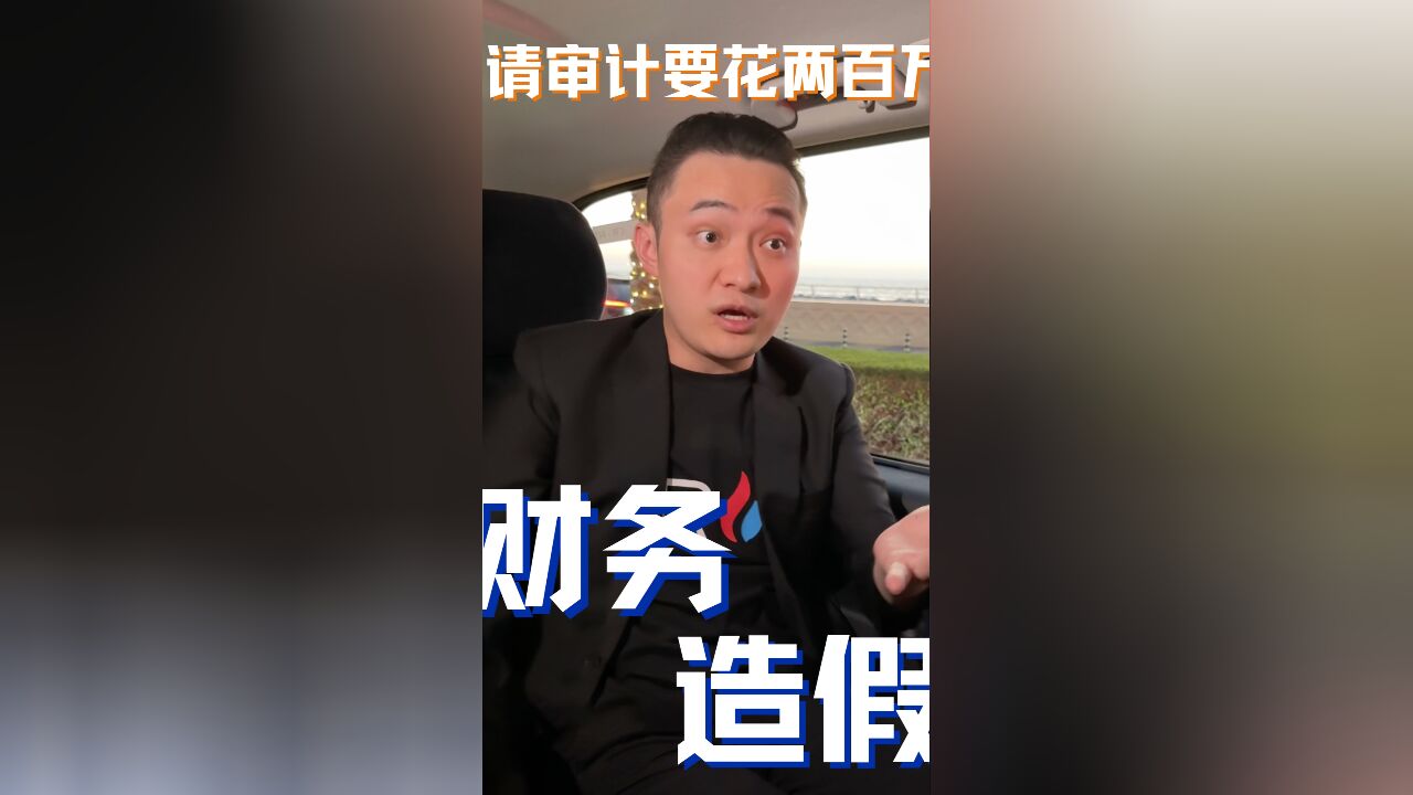 赚钱被当财务造假:粉丝问我造不造车?正好想起之前创业经历,跟大家分享