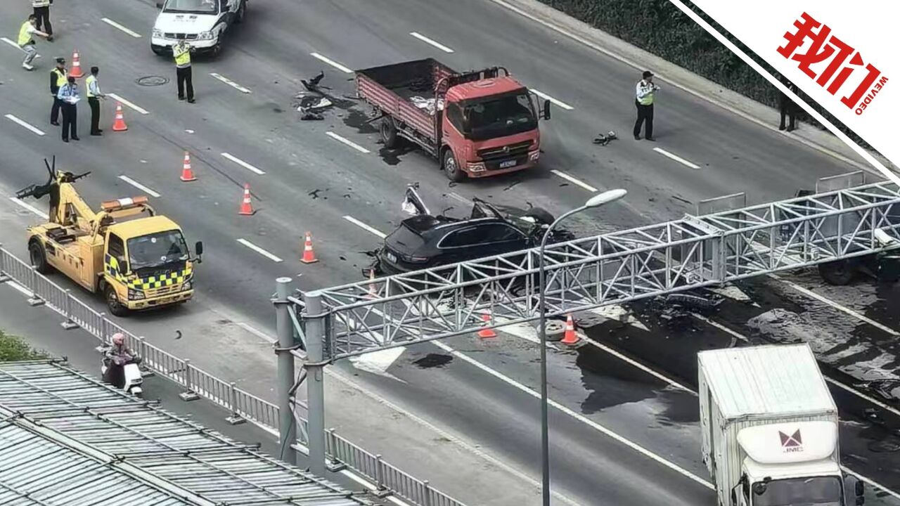 浙江宁波一小型客车高速行驶撞到多辆汽车 交警:肇事司机死亡 事故原因正调查