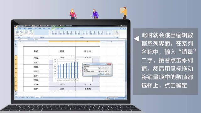 办公技巧:excel柱形图和折线图结合的制作方法,你学会了吗