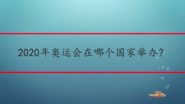 2020年奥运会在哪个国家举办?