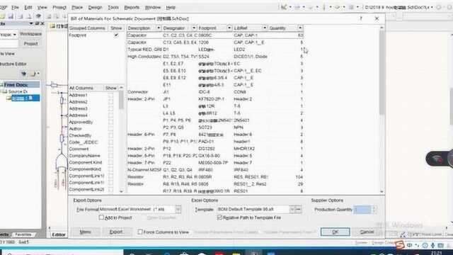 电子哥从画电路板软件上,导出元器件清单,并讲解相关的技巧