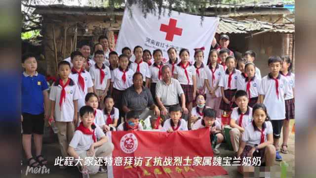 嵩山路学校:建军节,嵩山路红领巾听老兵忆峥嵘岁月