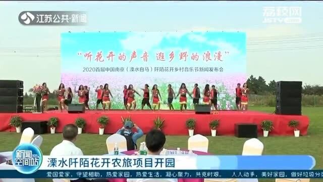 溧水阡陌花开农旅项目开园 精彩活动乐享不停!