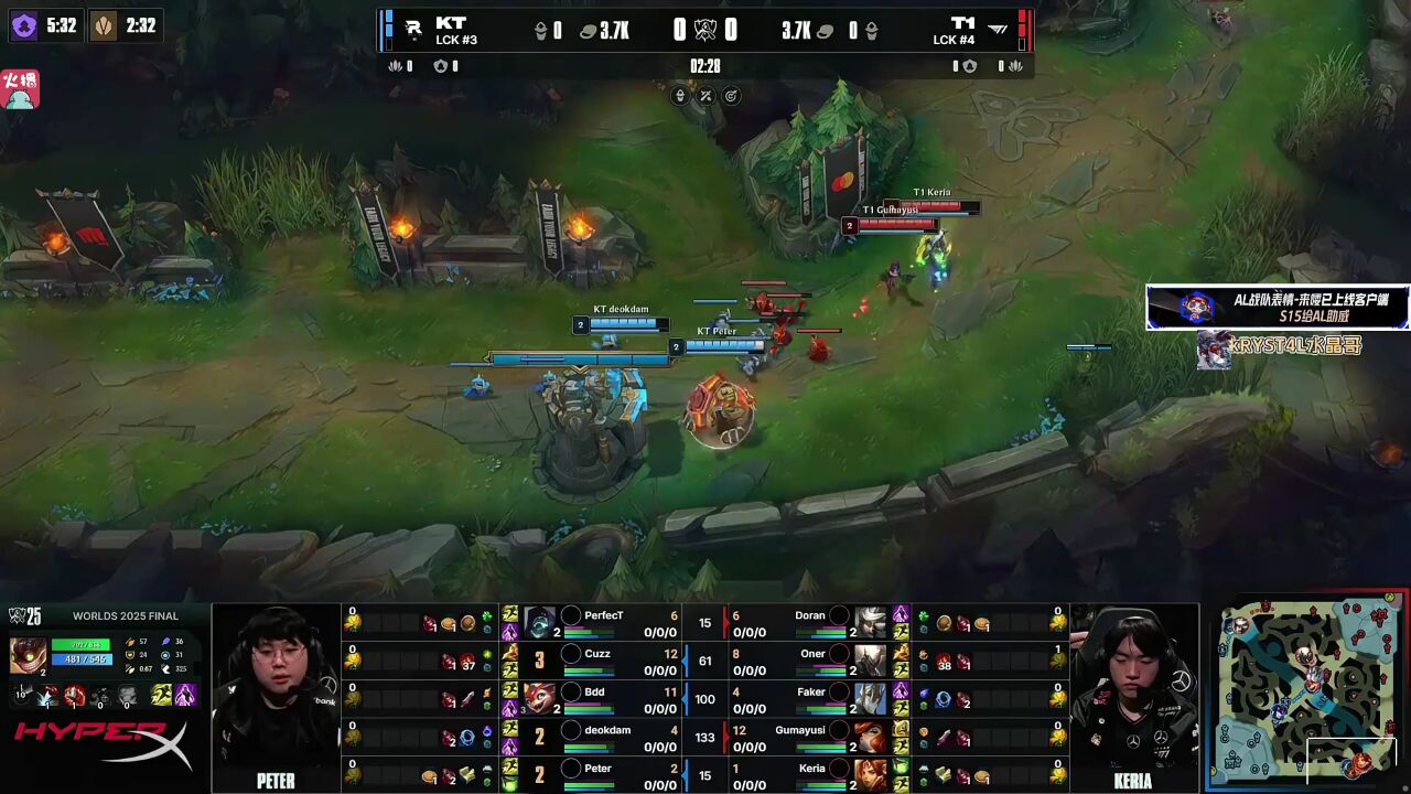 水晶哥看Faker成为六冠王，这一冠真送给了多兰！