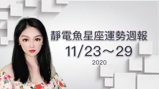 【静电鱼周运播报11/23~29】财运事业爱情落谁家?