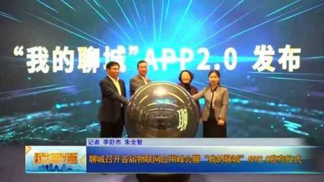 聊城召开首届物联网应用峰会暨“我的聊城”APP2.0发布仪式