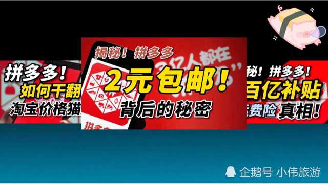 (深度分析)拼多多最终能否干死淘宝?特价版淘宝的三大尴尬! #拼多多