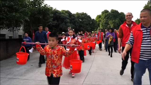 广东汕尾陆河县农村风俗,这样的场景很多外地朋友都没见过