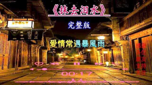 韩宝仪经典歌曲《抹去泪水》,淡淡伤感太好听了,百听不厌!