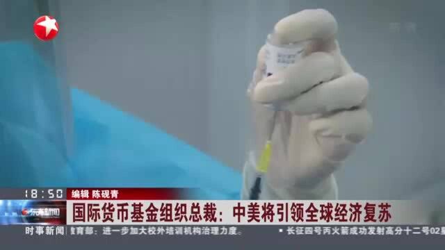 国际货币基金组织总裁:中美将引领全球经济复苏