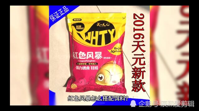 红色风暴怎么搭配饵料?可以单开吗?