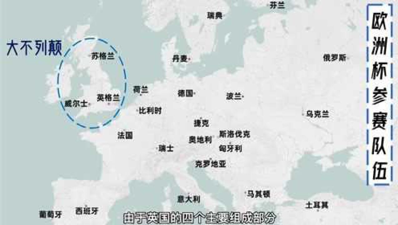 2020欧洲杯24个参赛国家与地区的地理概况1 西欧与北欧