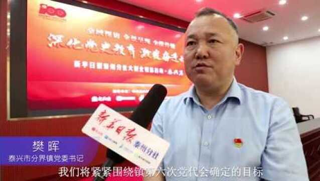 “深化党史教育,激发奋进动力”泰兴篇⑫:从“农业大镇”向“农业强镇”迈进,泰兴分界致力建设“乡村振兴样板镇”