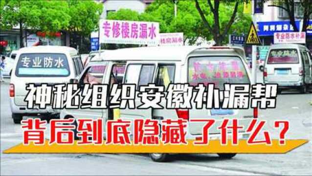 神秘组织“安徽补漏帮”,人人喊打还全国流窜,背后隐藏什么目的