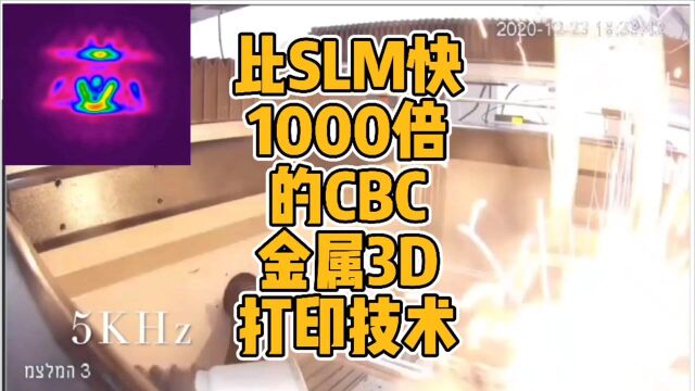 比SLM快一千倍的CBC金属3D打印技术#3d打印 #激光器 #科技 #技术 #科普 #金属 #智能制造