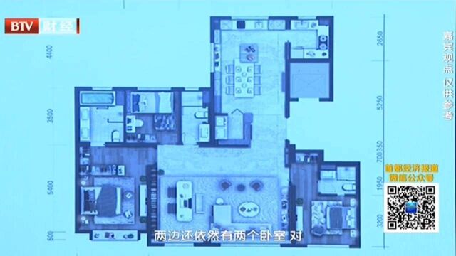 大四居户型图解析之海淀中关村科学城北区住宅项目