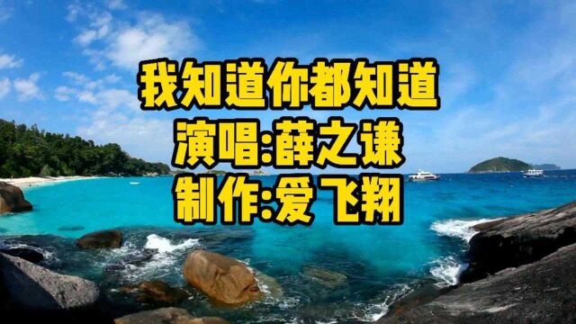 薛之谦一首《我知道你都知道》经典老歌,好听极了