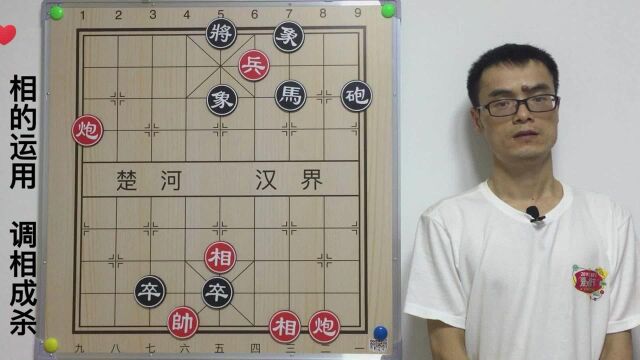 象棋基本杀法,相的运用,调相成杀,老将瑟瑟发抖,双相护驾反杀