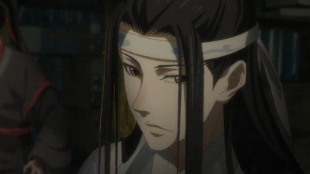 魔道祖师:蓝湛高能护羡羡:想动他?先过了我这关再说! #魔道祖师征集令#