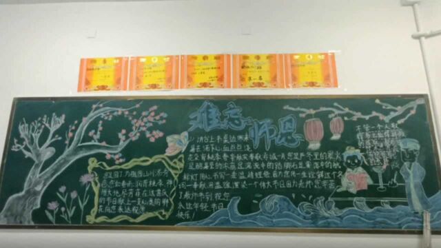 果然视频|颂师恩!山东工程技师学院黑板报快闪来啦