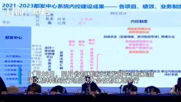 中央财经大学教授岳彦芳“献策”都江堰水利发展中心:应建立起统一的管控体系