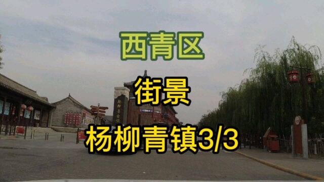 天津市西青区第《14》个视频,杨柳青镇街景