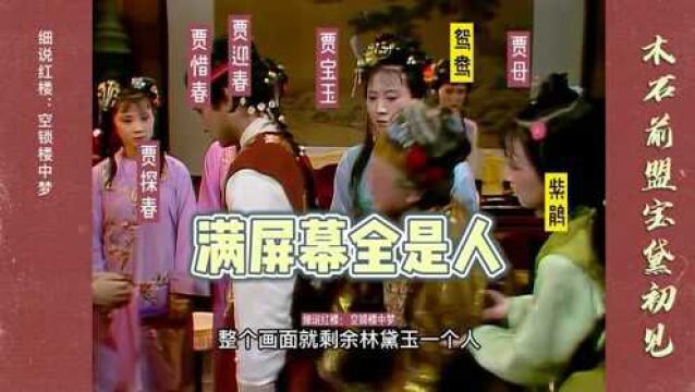 红楼梦:宝黛初见的绝美,却被摔玉打破,林黛玉陷入惶恐之中(22)