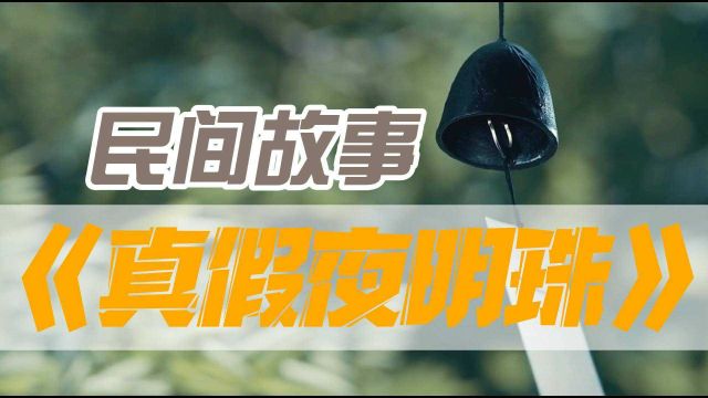 诚实守信之人才能有立足之地!民间故事《真假夜明珠的传说》