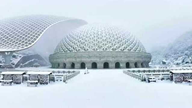 梦幻牛首丨漫山飞雪,皓然圣境之中