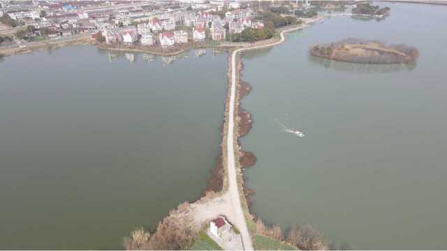 航拍安徽芜湖奎湖湿地公园,看看这里风景怎么样