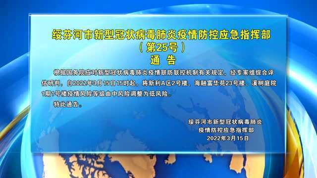 绥芬河市新型冠状病毒肺炎疫情防控应急指挥部(第25号)通告