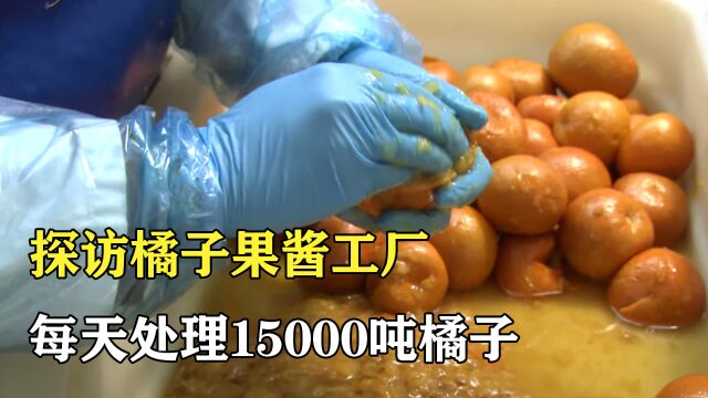 探访果酱工厂:1天处理15000吨柑橘,1分钟产200罐果酱