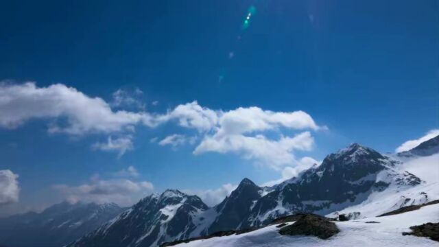 雪山雪景