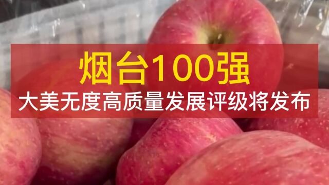 高质量发展独角兽烟台100强将由大美无度评级发布