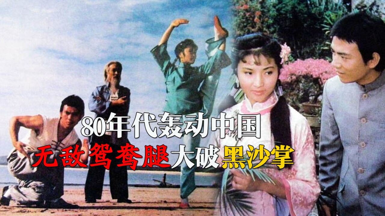 34年前轰动中国的功夫片,无敌鸳鸯腿大破黑沙掌,一代人的回忆