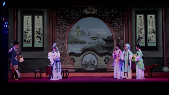 大型古装锡剧《玉蜻蜓》现场字幕合成版 常州市永红锡剧团演出 2022.06.28.常裕大酒店 周建新拍摄直播.1080p.x264.aac 11165kbps