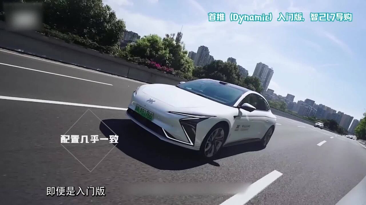 导购 | 首推(Dynamic)入门版,智己L7