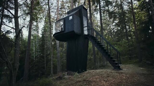 Polestar极星根据全球设计大赛获奖作品 建造微型树屋