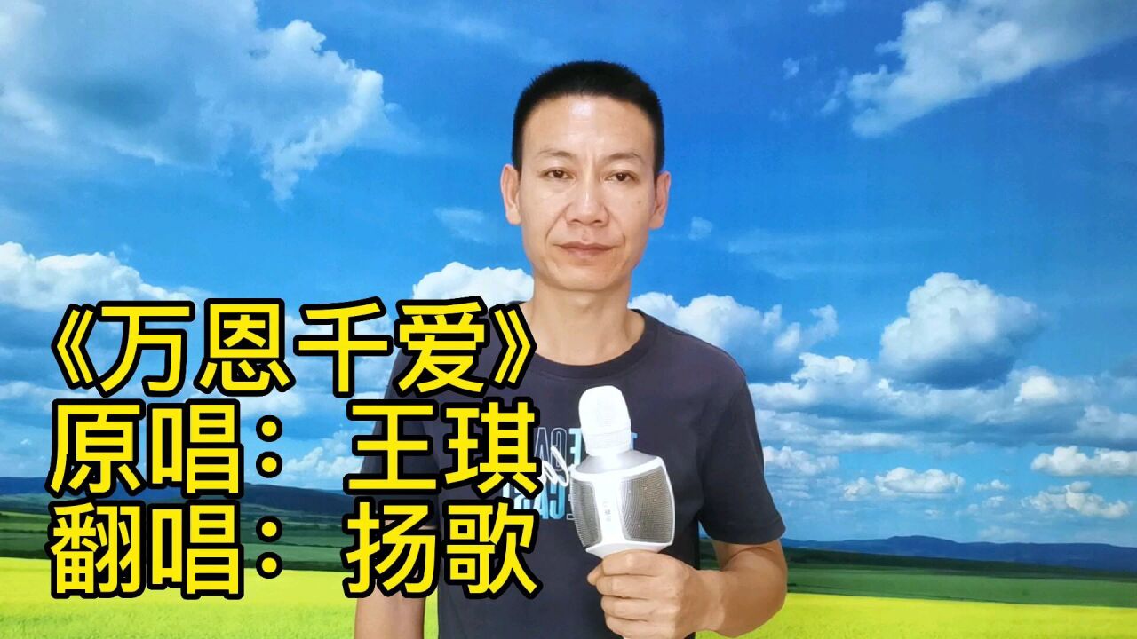 翻唱王琪《万恩千爱,全网都在唱的歌,太好听了