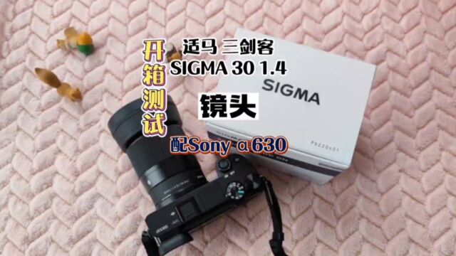 适马三剑客SIGMA 30 1.4镜头配Sony 300,开箱测试