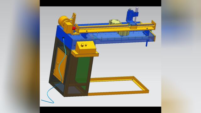 普通车床改造经济型数控车床 CAD ProE CREO三维建模机械产品夹具设计